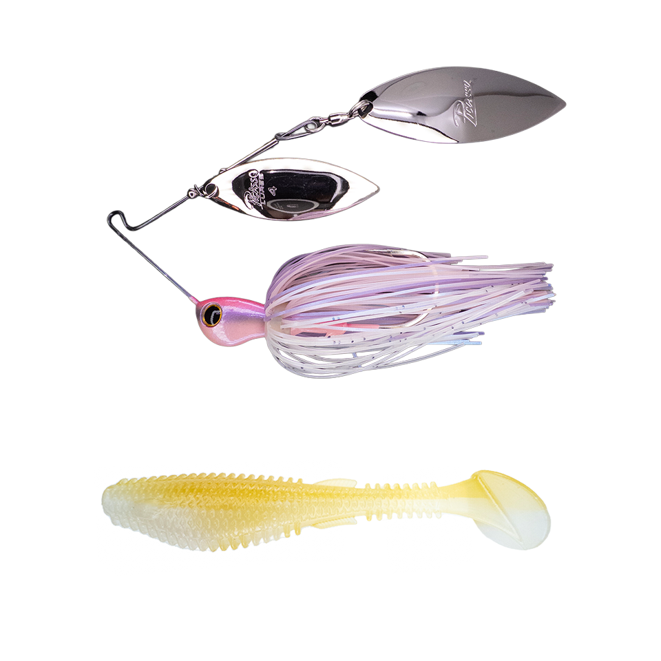 Titanium High Performance Double Willow Spinnerbait ➕ Fugitive 4.0