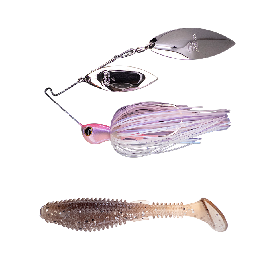 Titanium High Performance Double Willow Spinnerbait ➕ Fugitive 4.0