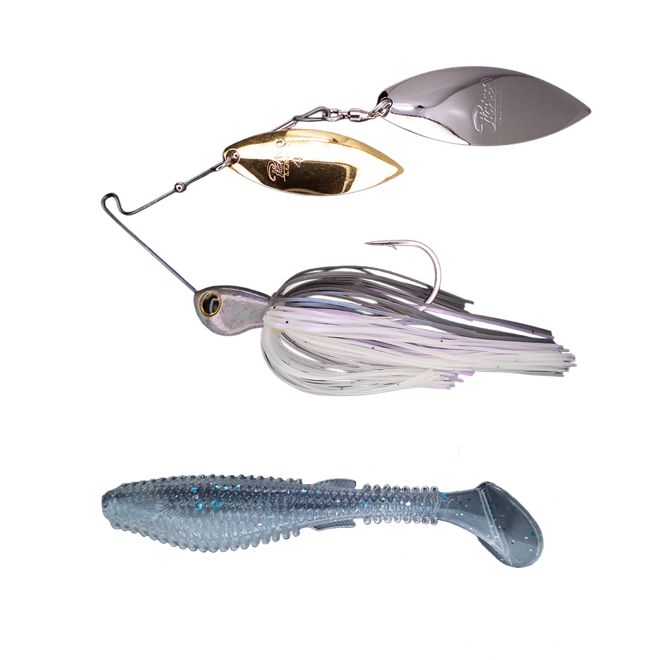 Titanium High Performance Double Willow Spinnerbait ➕ Fugitive 4.0