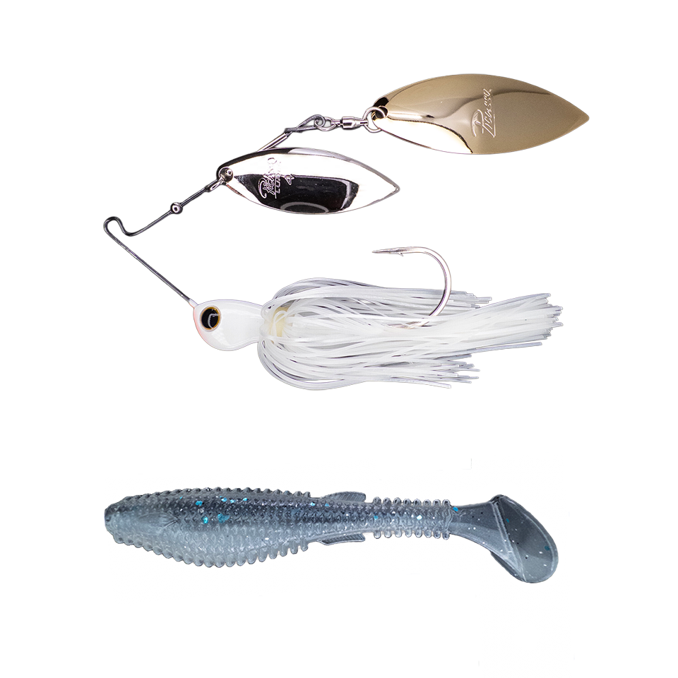 Titanium High Performance Double Willow Spinnerbait ➕ Fugitive 4.0