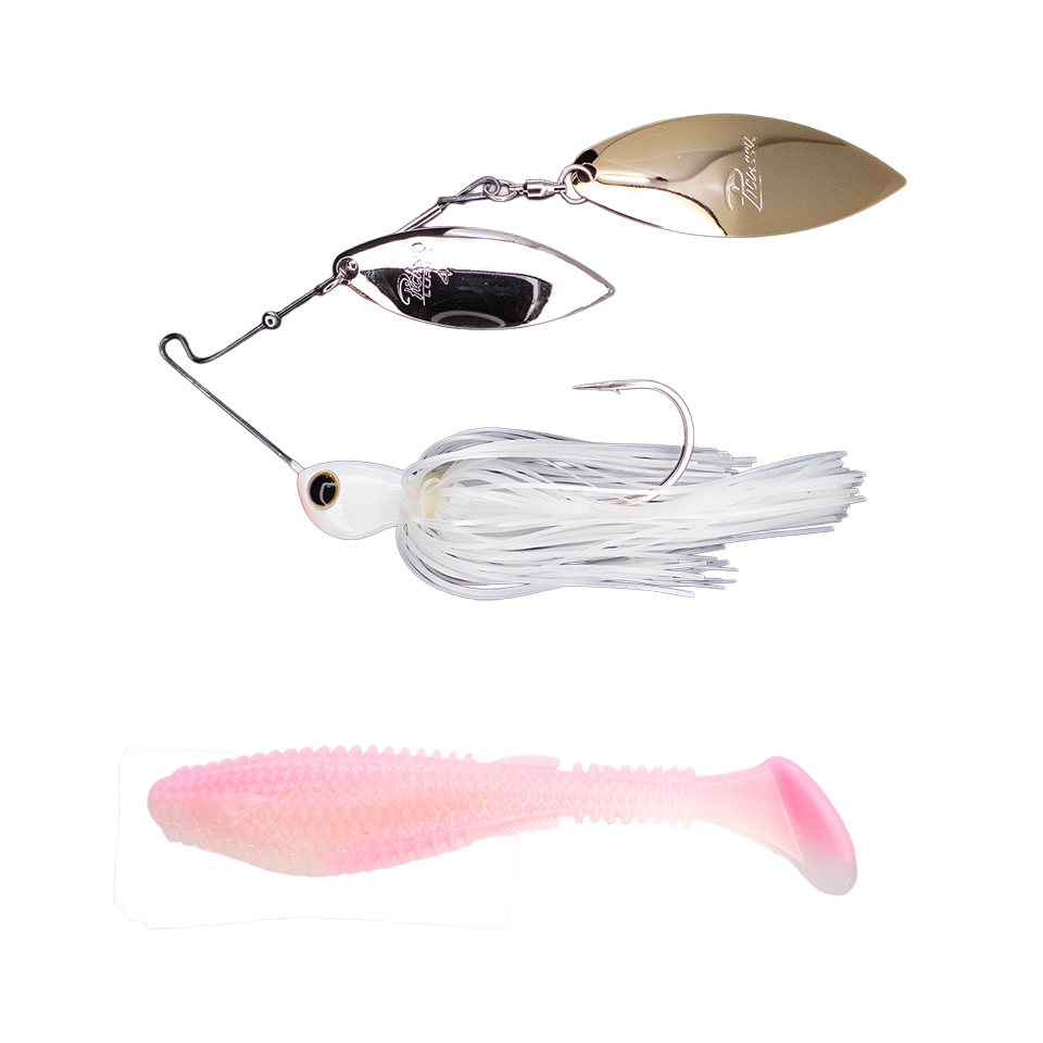 Titanium High Performance Double Willow Spinnerbait ➕ Fugitive 4.0