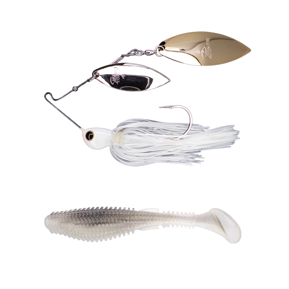 Titanium High Performance Double Willow Spinnerbait ➕ Fugitive 4.0