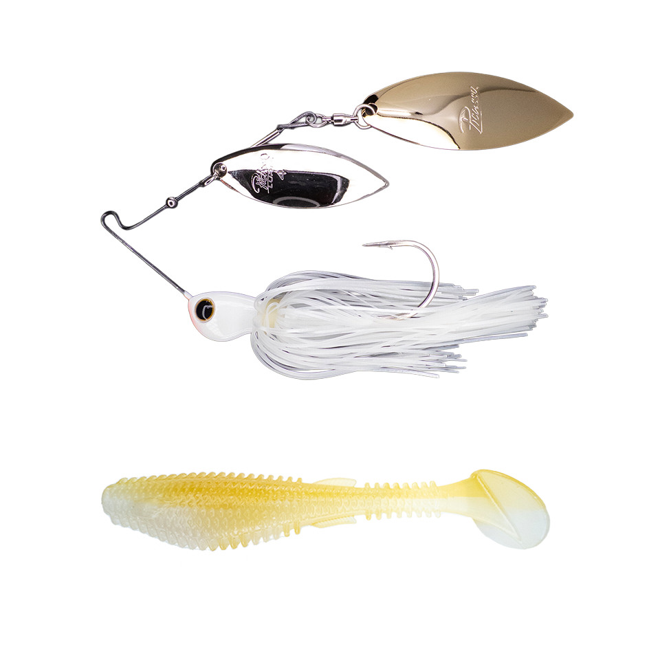 Titanium High Performance Double Willow Spinnerbait ➕ Fugitive 4.0