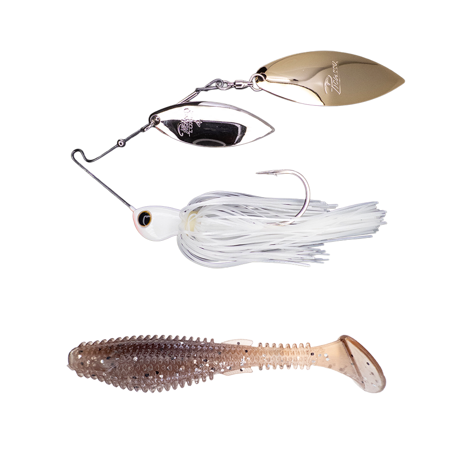 Titanium High Performance Double Willow Spinnerbait ➕ Fugitive 4.0