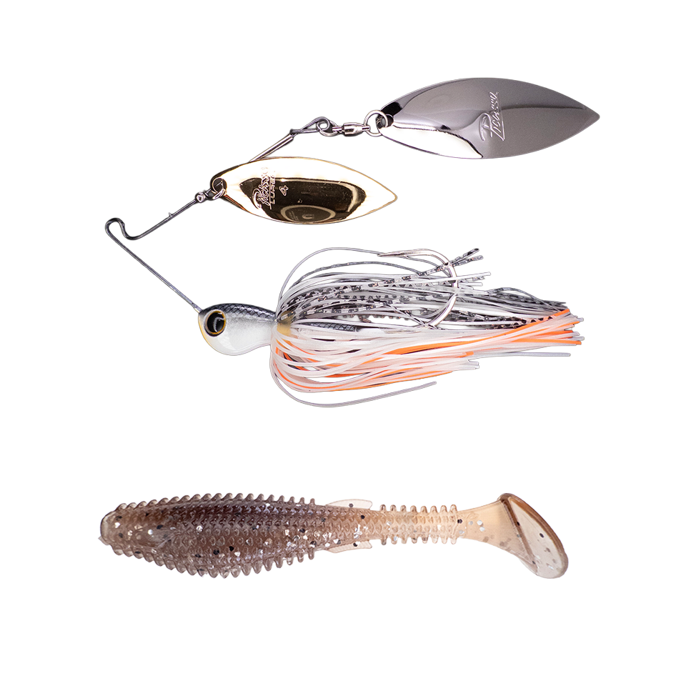 Titanium High Performance Double Willow Spinnerbait ➕ Fugitive 4.0
