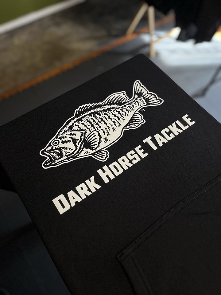 Team Largie / Smallie Dark Horse Tackle Mid-Weight Hoodie