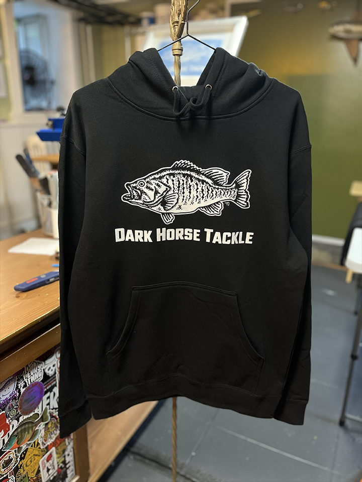 Team Largie / Smallie Dark Horse Tackle Mid-Weight Hoodie