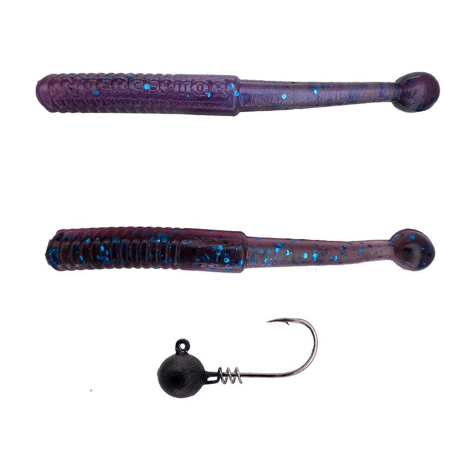 Swimlock Jighead for Bass ➕ 3.5" Wrecking Ball Finesse Mini