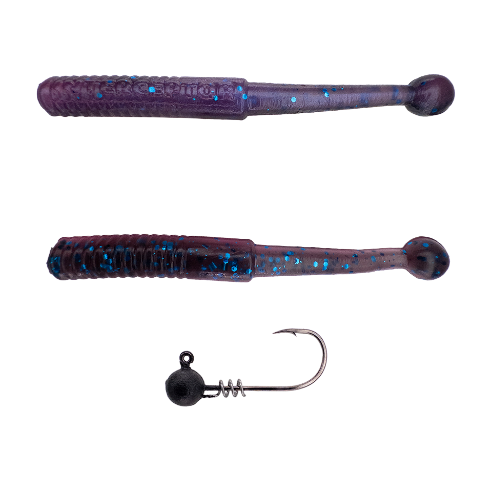 Swimlock Jighead for Bass ➕ 3.5" Wrecking Ball Finesse Mini