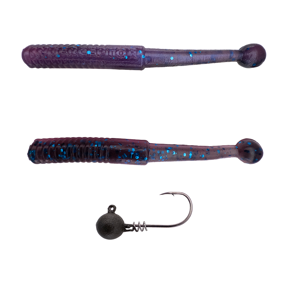Swimlock Jighead for Bass ➕ 3.5" Wrecking Ball Finesse Mini