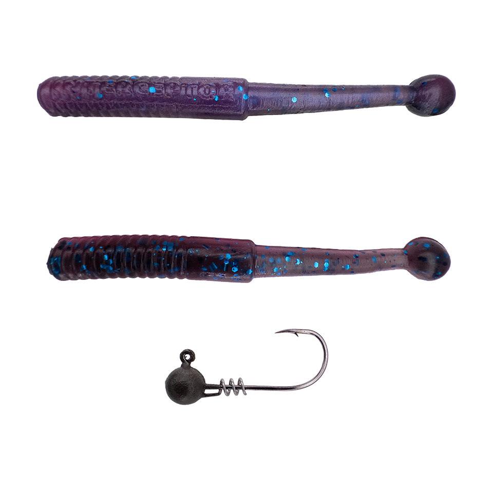 Swimlock Jighead for Bass ➕ 3.5" Wrecking Ball Finesse Mini