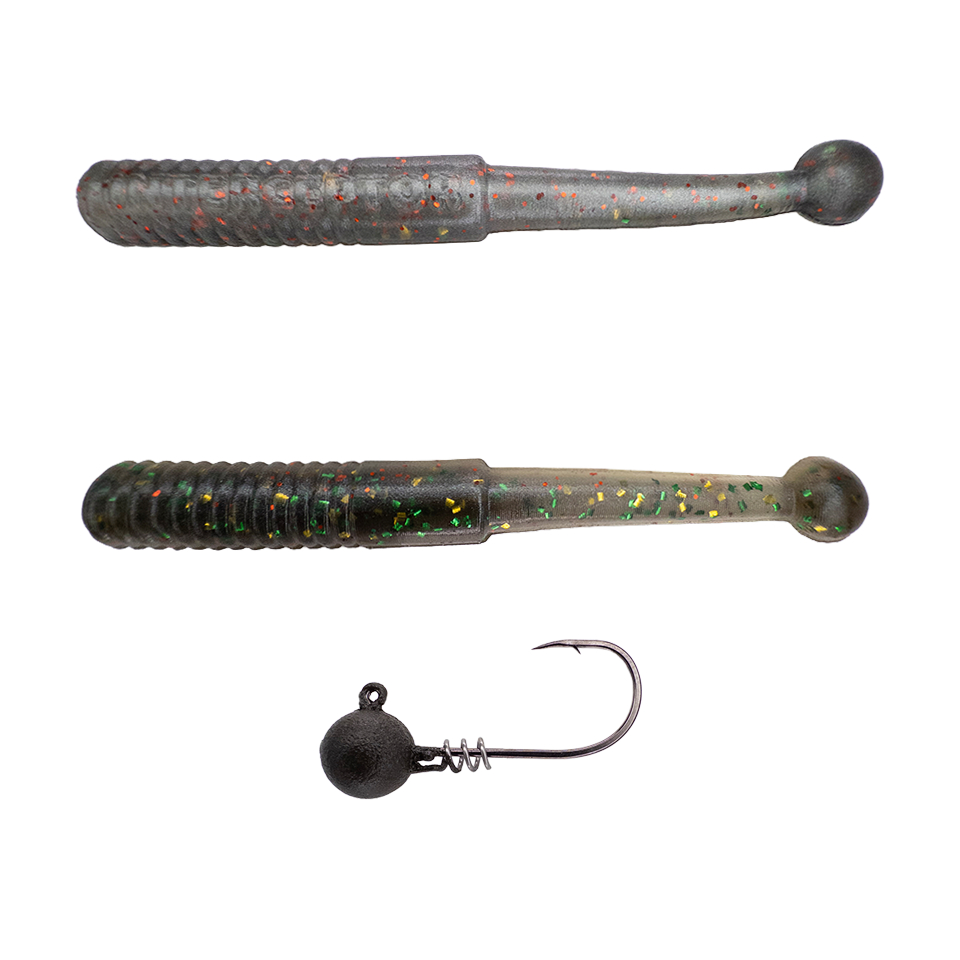 Swimlock Jighead for Bass ➕ 3.5" Wrecking Ball Finesse Mini