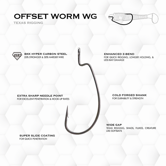 Armor Point Offset Worm WG Hook